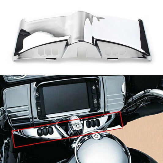 Fairing Switch Panel Dash Accent Cover for Harley Electra Street Glide Chrome
