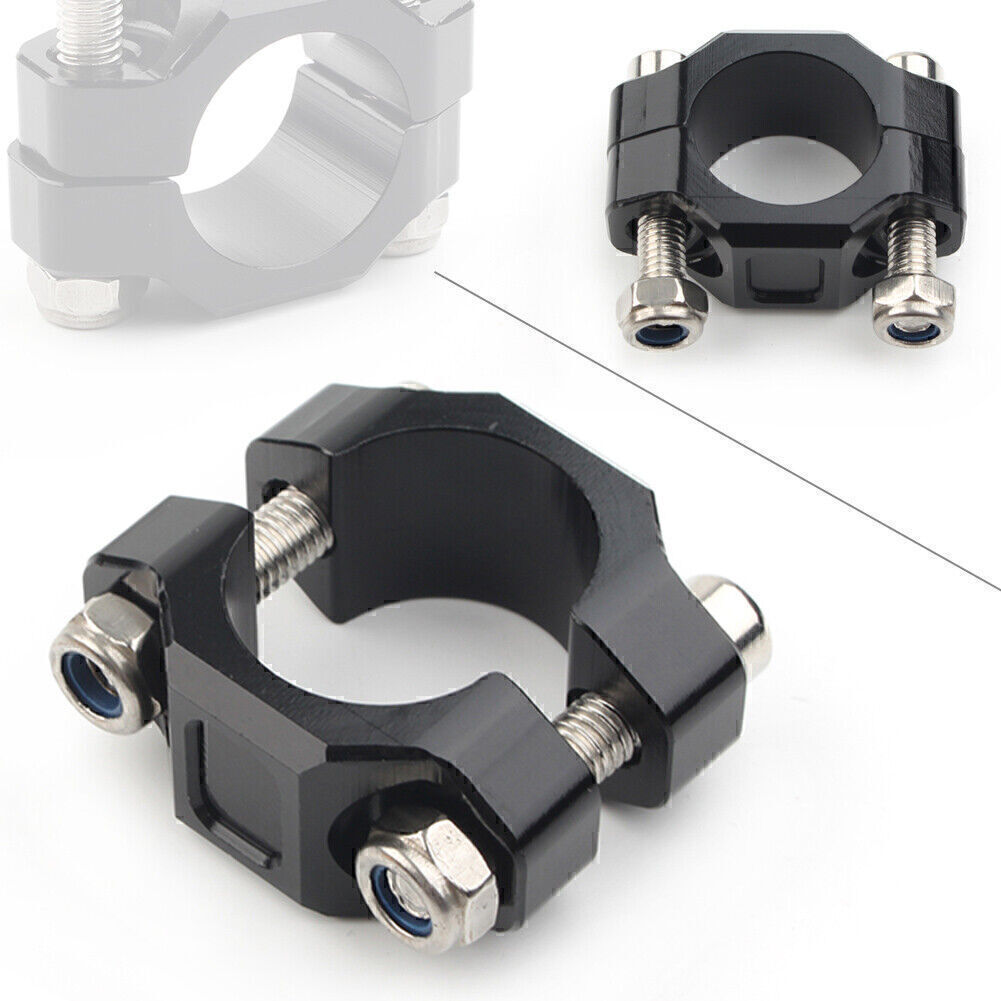 1x CNC Rotating Bar Clamp For Brake Clutch Perch 22mm 7/8 Handlebar Black