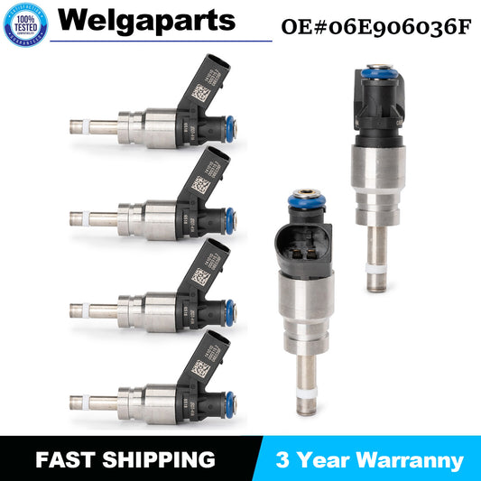 6PCS Fuel Injector 079906036C For 2008-11 for Audi A4 A5 A6 Q5 3.2L V6 06E906036E US