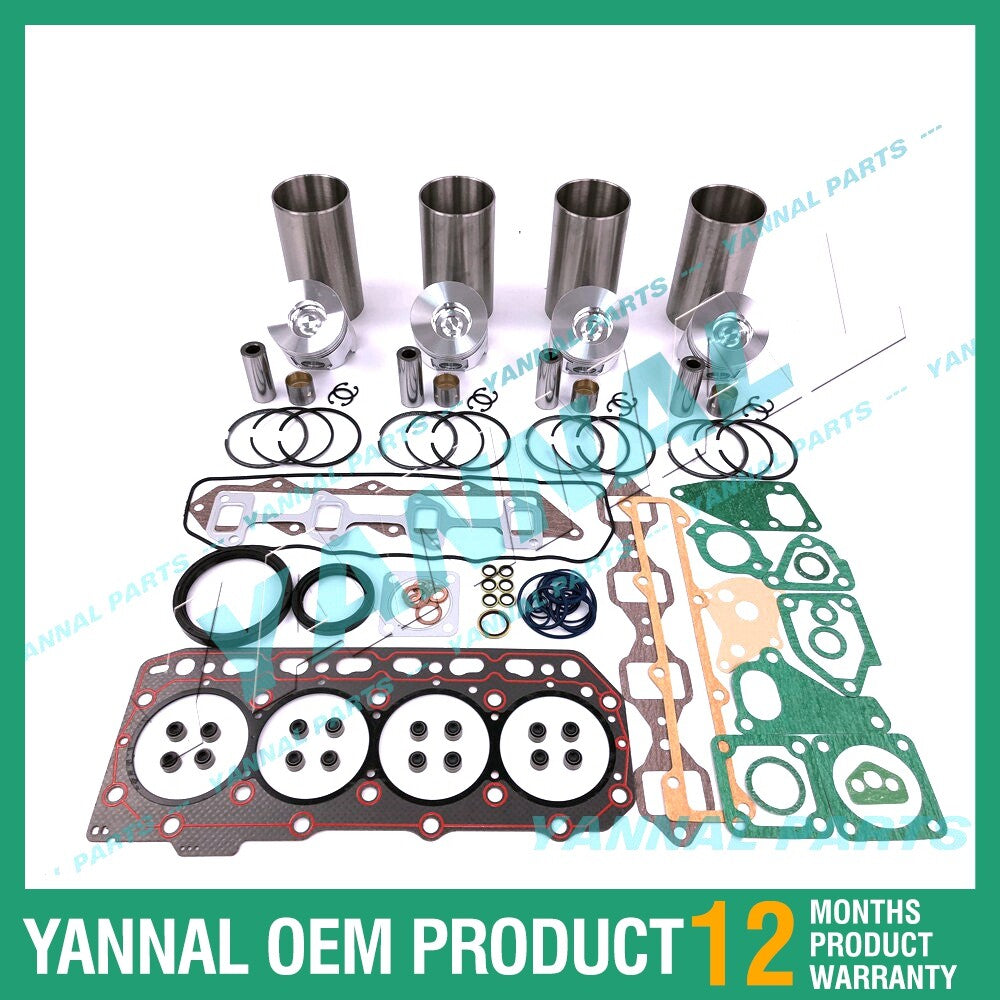 4TNV84 Overhaul and Rebuild Kit with Complete Gaskets for Yanmar Diesel Engines