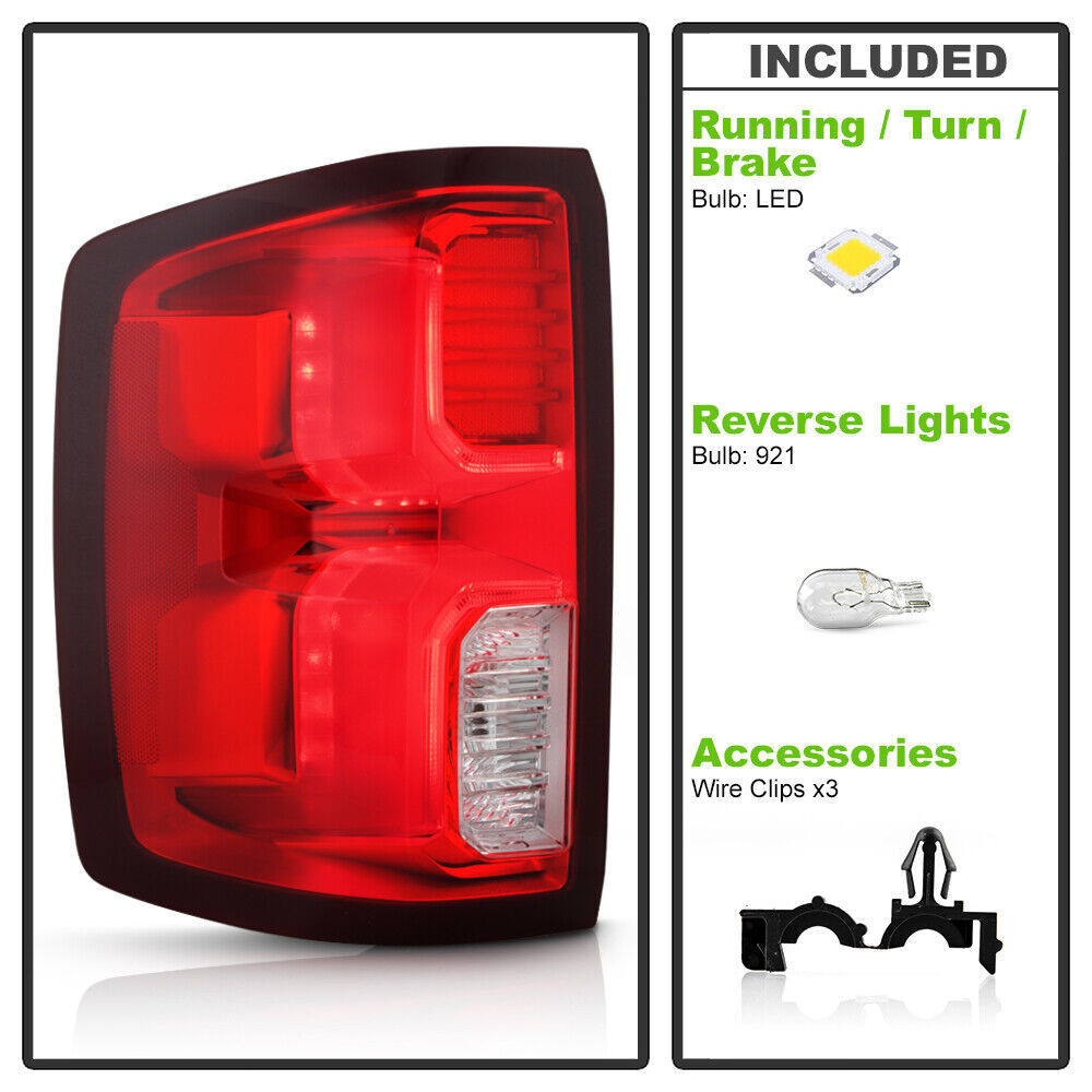 Right LED taillights for 2016-2018 for Chevrolet Silverado 1500 High Country | LTZ