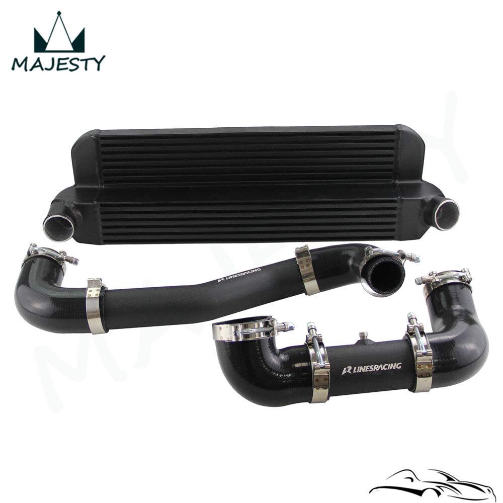 Intercooler+Charge Pipe Kit for Mini Cooper S JCW R55 R56 R57 R58 R59 R60 R61 BK