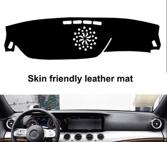 PU leather Dashboard Dash Mat Non-slip DashMat for Mercedes-Benz E-Class 17-2022