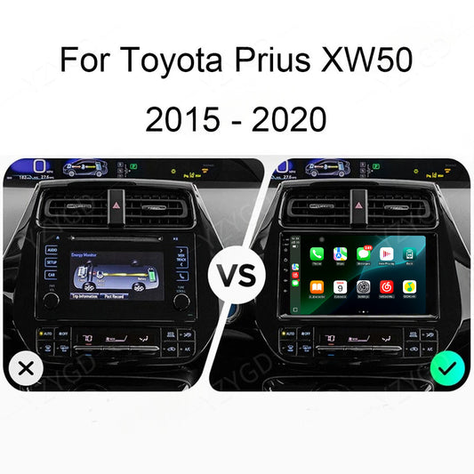 for Toyota Prius XW50 2015-2020 9 Android Auto Carplay Car Stereo Radio 2+32GB
