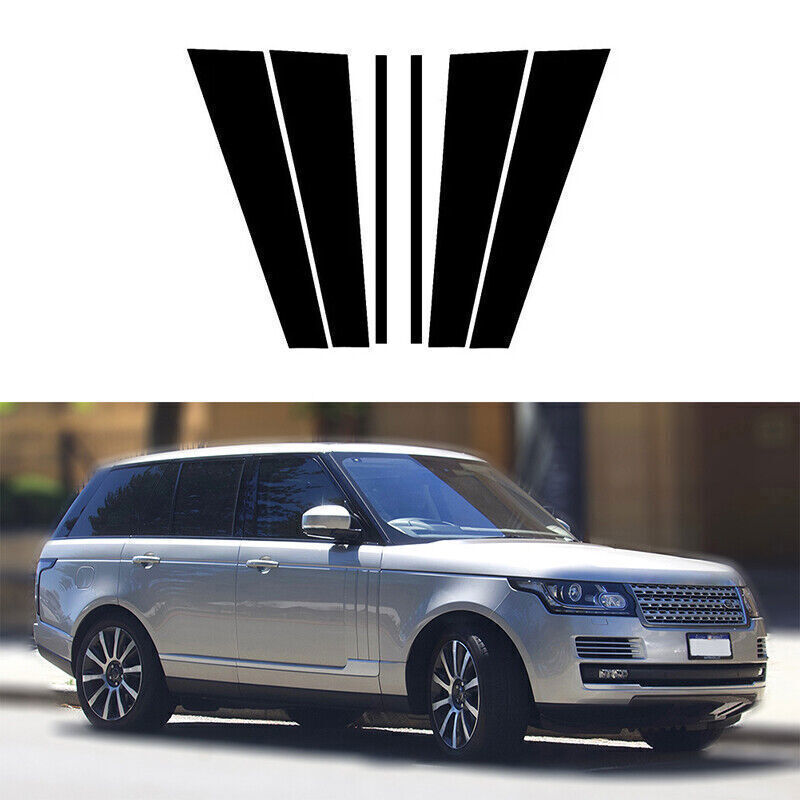Piano Black Pillar Post Door Window Trim for Land Rover for Range Rover L405 2014-21