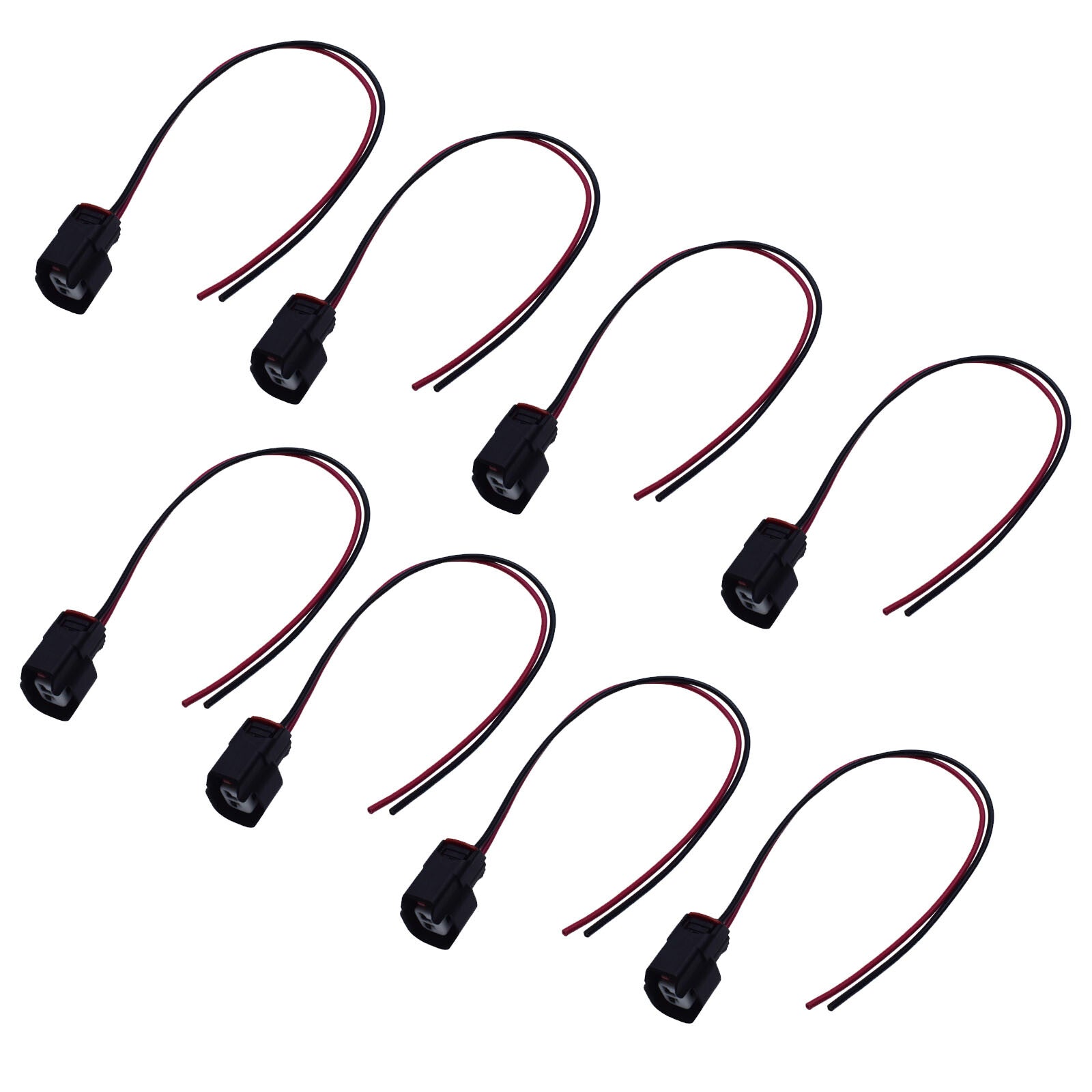 8-Piece Fuel Injector Wiring Harness Plug for Chrysler 300 for Dodge for Challenger 5183448AA