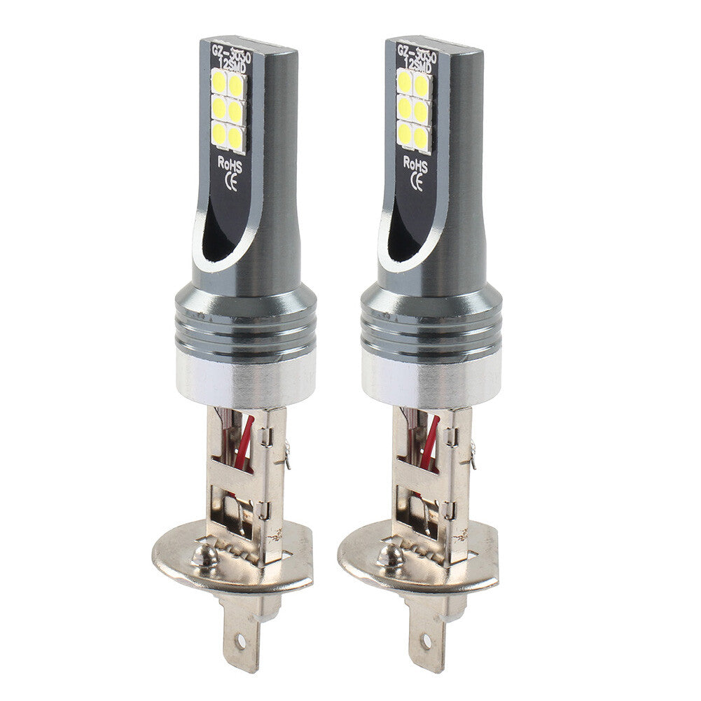 H1 LED Super Bright Headlight High Low Beam Fog Driving Bulbs White Light Lamp