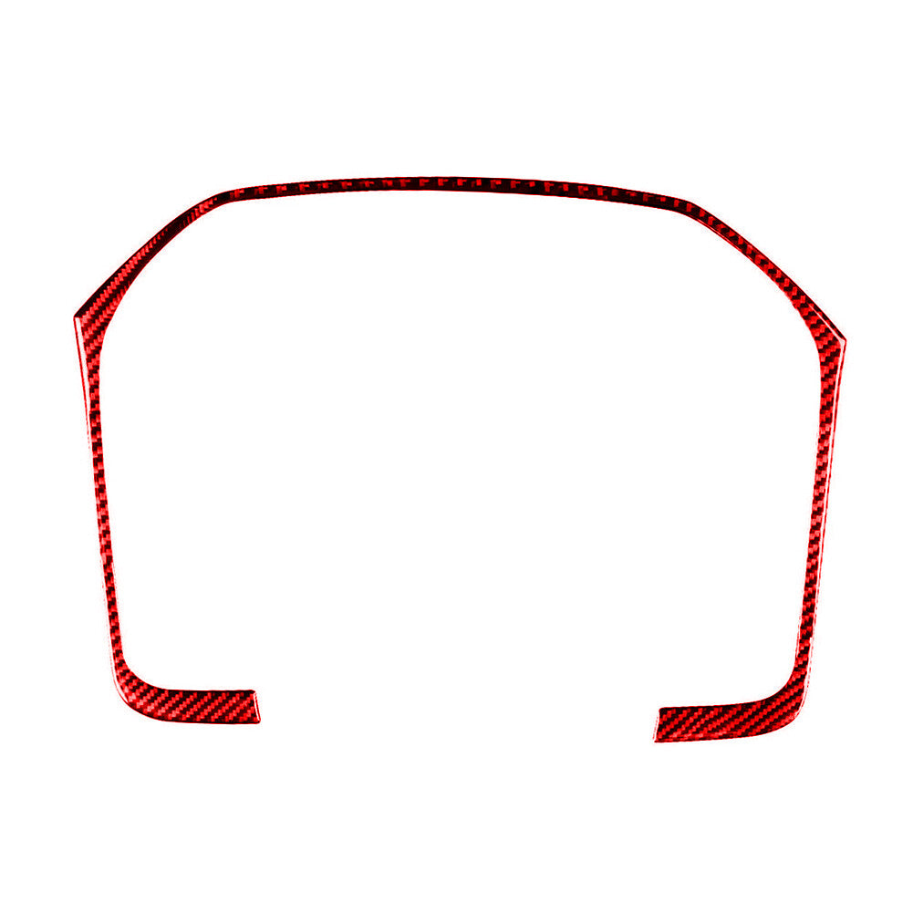 Red Carbon Fiber Speedometer Surround Trim For Silverado for GMC for SIERRA 2014-2018