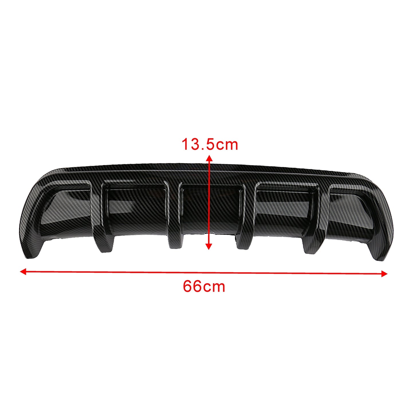 Rear bumper body kit, shark chin, boiler diffuser, decorative cap kit - universal