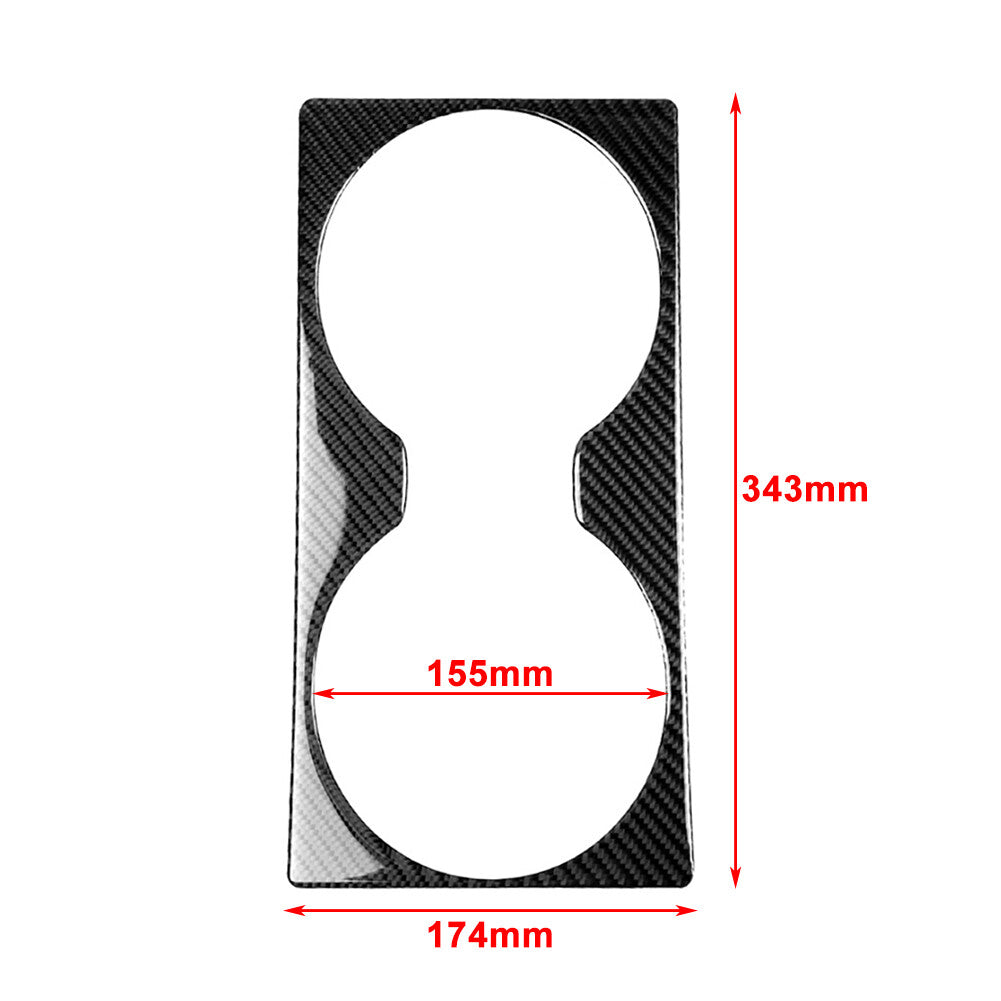 Fit for Nissan GTR R35 2008-2020 Rear Loudspeaker Frame Cover Trim Carbon Fiber Red