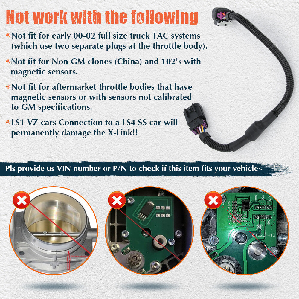 25383922 X-Link Adapter Harness Module For Gen III / IV LS Engine for Holden VZ LS1