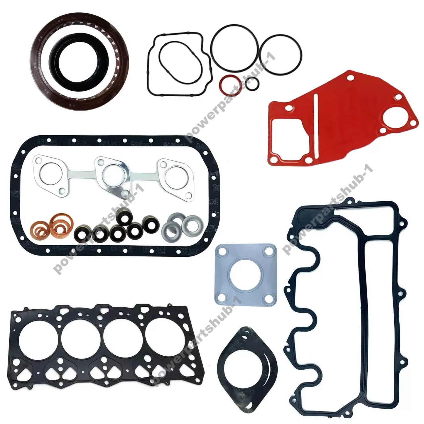 4LE1 Overhaul Rebuild Kit+Connecting rod+crankshaft for Isuzu Engine John Deer