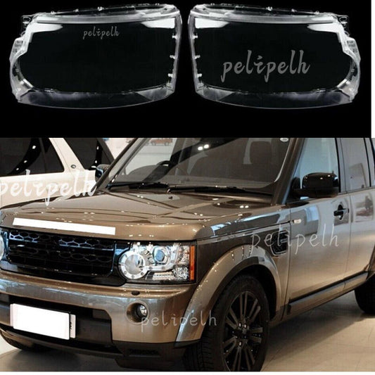 for Land Rover Discovery 4 LR4 2010-2013 Car Front Headlight Lamp Lens Cover Kit