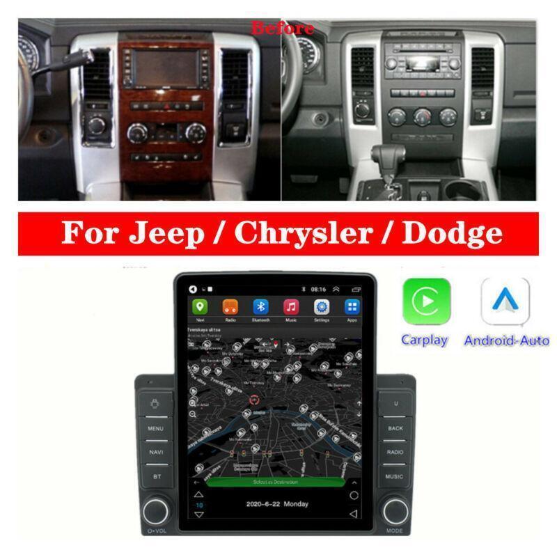 Android 10.1 Radio For 09-11 for Dodge for Ram Pickup Stereo GPS Nav Head Unit w/Carplay