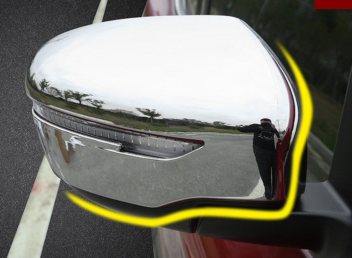 ABS Chrome Side Door Rearview Mirror Cover Trim 2PCS For 2015-2024 for Nissan Murano