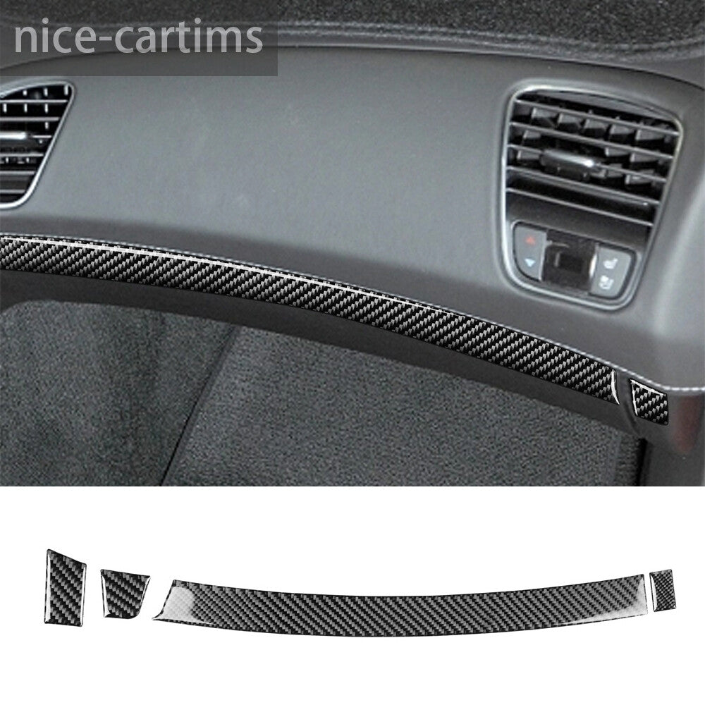 Kit for Chevrolet for Corvette C7 2014-19 Carbon Fiber for Co -pilot Dashboard Panel Trim