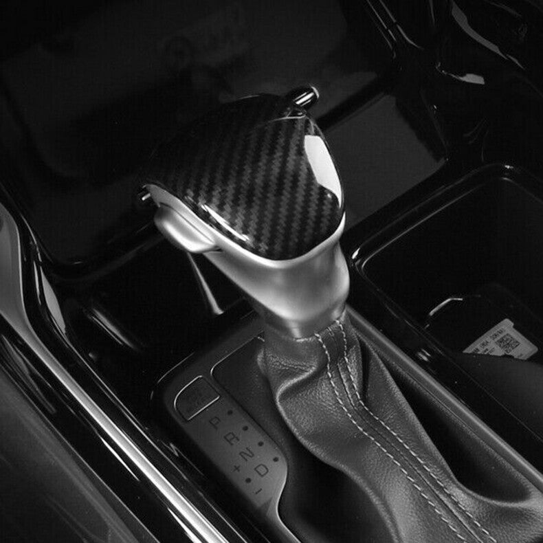 for Kia Sorento 2021-2023 Carbon Fiber Inner Car Gear Shift Knob Cover Head Trim
