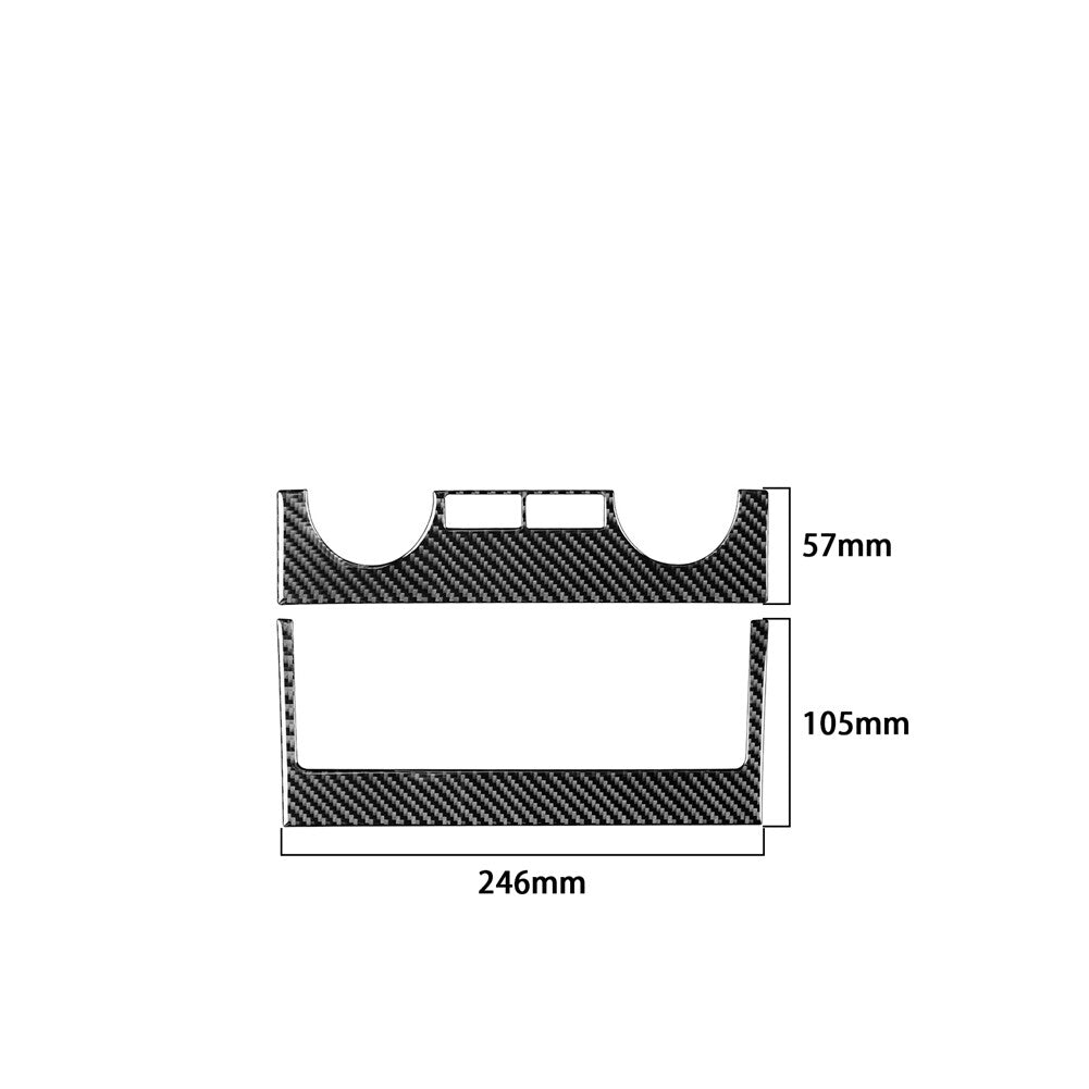 Central A/C Switch Panel Trim Interior Carbon Fiber for TOYOTA TUNDRA 2014-2018