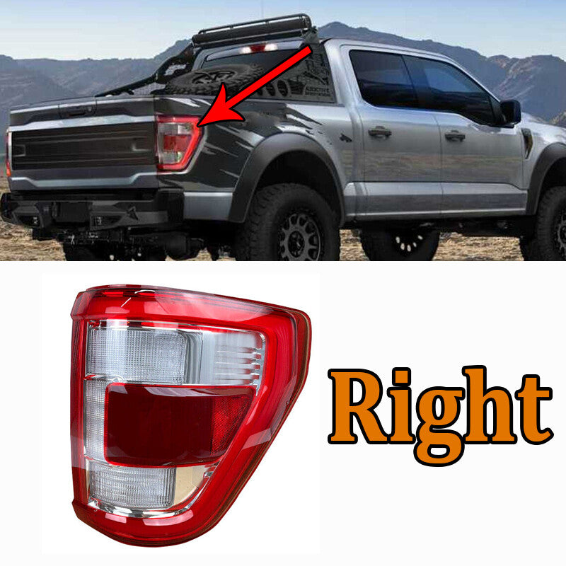 Right LED Tail Light Lamp w/ Blind Spot Driver Side For 2021-23 for Ford F-150 F150