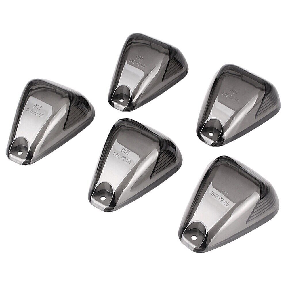Smoke Roof Light Covers Cab Marker Top Lens Cover for Ford F250-550 SuperDuty