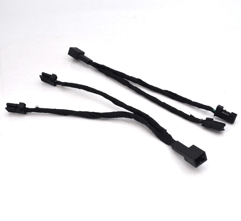 Set 2 SPEAKER ADAPTER PLUGS CABLE Y splitter for Mercedes C CLASS W205 W212 GLC