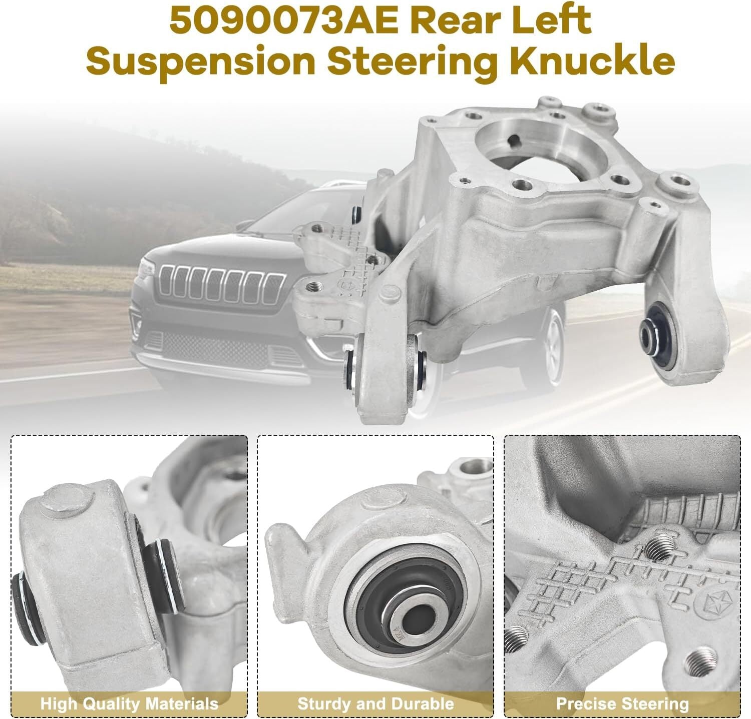 5090073AE For 2014-2018 for Jeep Cherokee Rear Left Side Suspension Knuckle