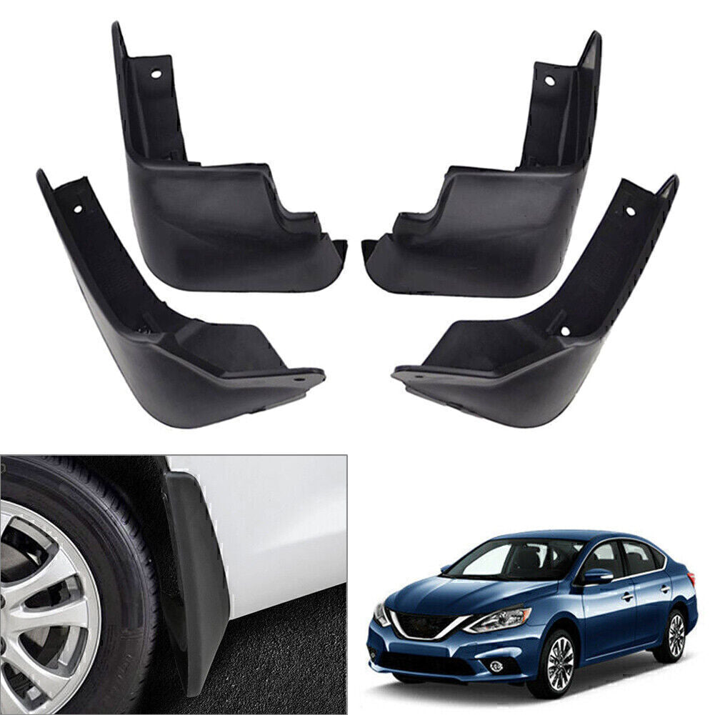 Mud Flaps Splash Guards Mudguards Set Fit for Nissan Sentra Pulsar Sylphy B17 13-18