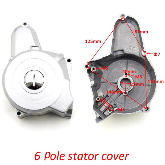 Pit Bike ATV Quad Dirt Bike Magneto Engine Casing Cover 6 hole Stator 70cc-125cc