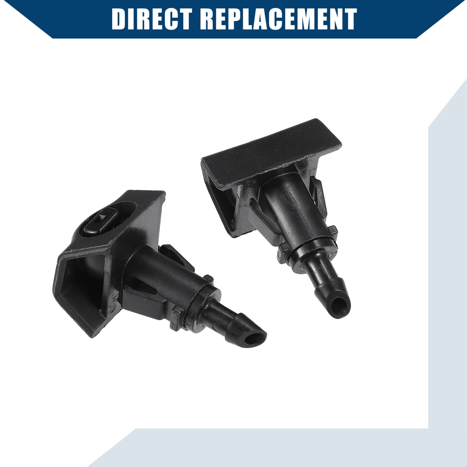 2PCS for Nissan Versa 1.6 L 1.8L 2009-12 Windshield Washer Nozzles 28931ZW80A US