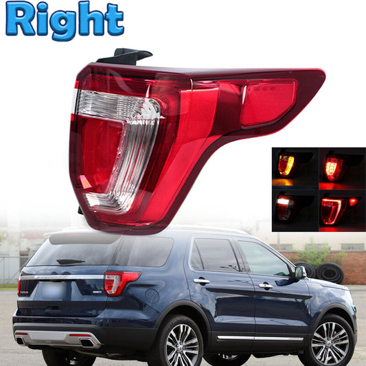 Right Side LED Tail Light Rear Brake Lamp Tail Lamp for Ford Explorer 2016-2019