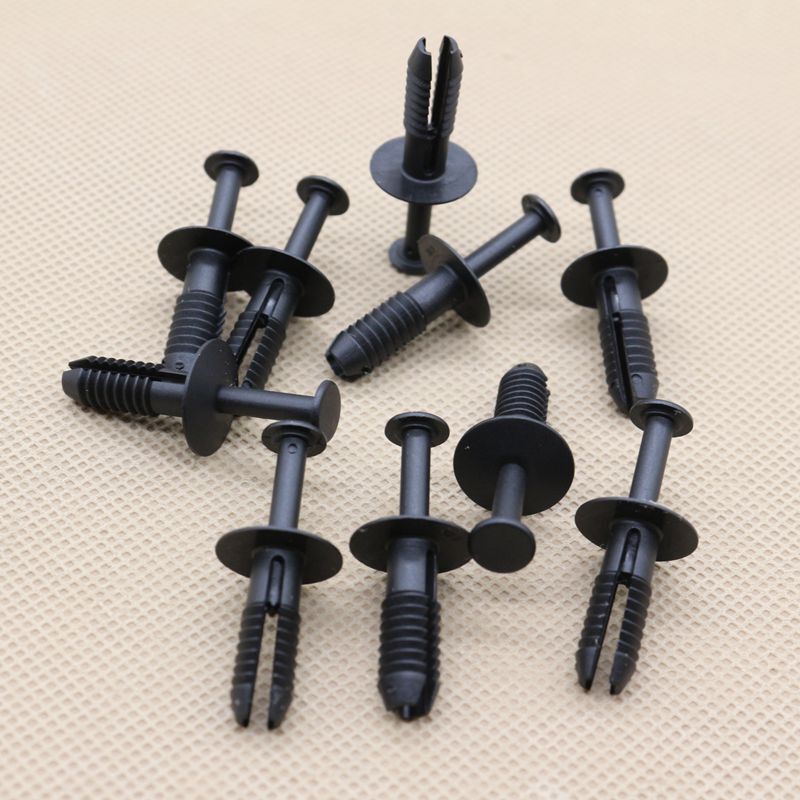 10-piece set of push-type anti-collision cover clips suitable for BMW 51111964186