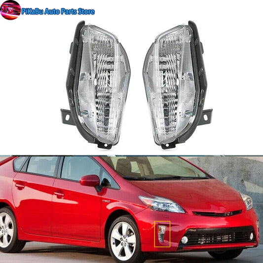 Pair Front Bumper turn Signal Light Fog Light For 2012 2013 2014 for Toyota Prius V