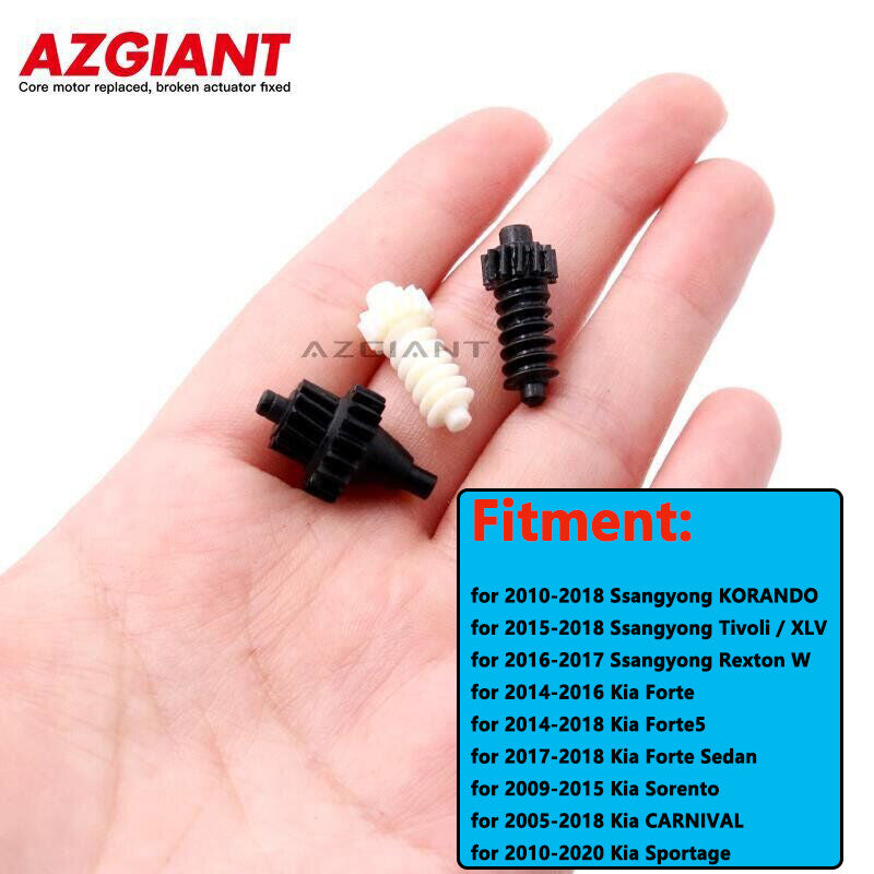 Side mirror adjustment motor gears are compatible with for Audi A3 Quattro 2011 - 2013