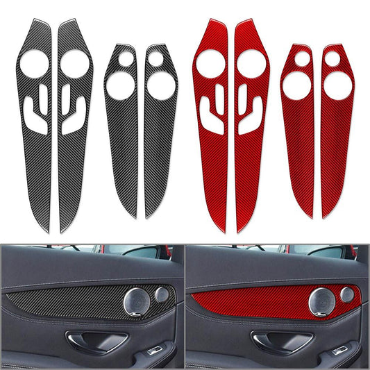 Interior Door Panel Cover Trim for Benz C Class W205 14-21 GLC Class X253 16-21