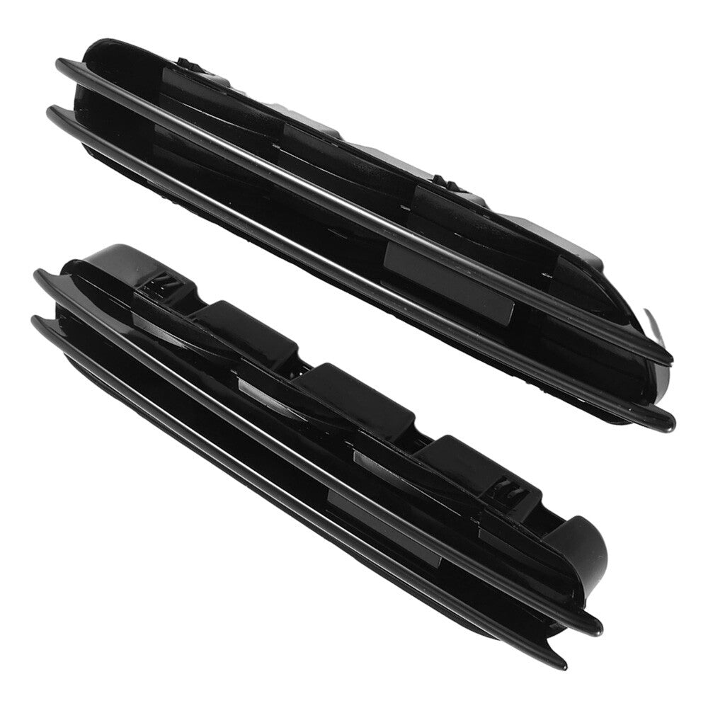 2Pcs Front Left+Right Side Wing Grille Cover Panel For 2005-2009 5' E60 E61 LCI