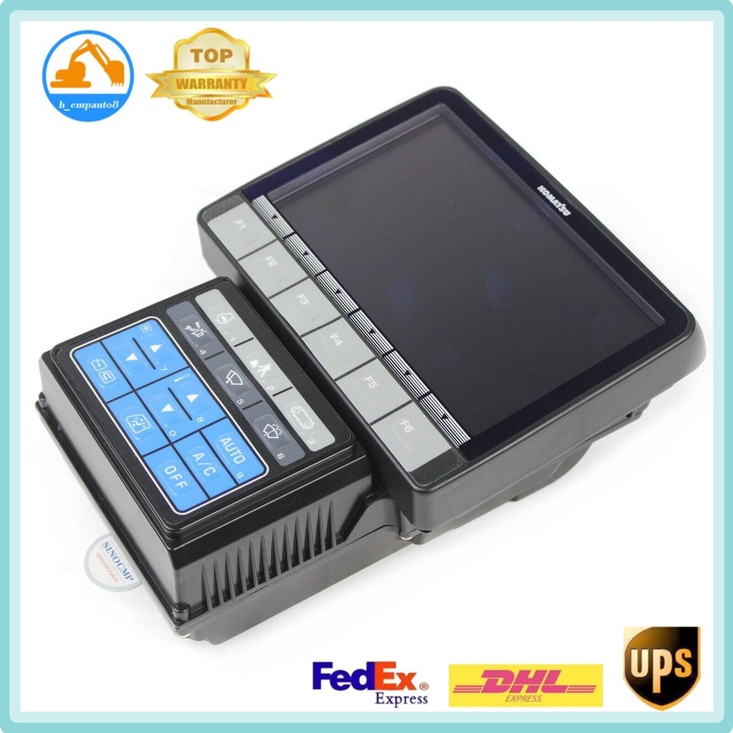 7835-35-2000 LCD Monitor fits for Komatsu PC228LC-10M0 PC360LC-10MO Excavator