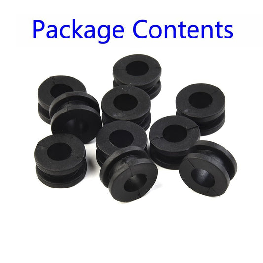 10Pcs Universal Motorcycle Rubber Grommet Mount Set/Side Cover Fender Accessory