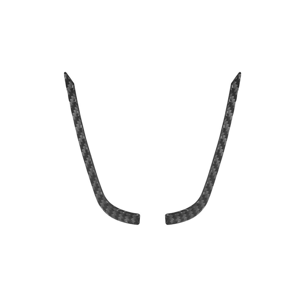 2Pcs Carbon Fiber Steering wheel Strips Cover for Hyundai for Veloster JS 2019-2022