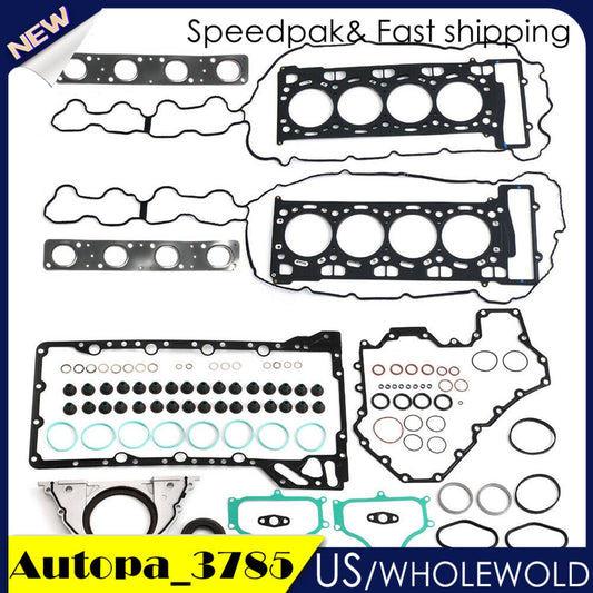 Engine Overhaul Pistons Gaskets Kit Bearings Set Suitable for BMW X5 M5 E70 N62