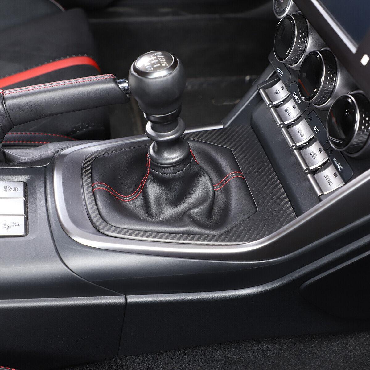 for Toyota 86/ for Subaru BRZ 22+Matte Carbon Car Gear Shift Panel Cover Accessories