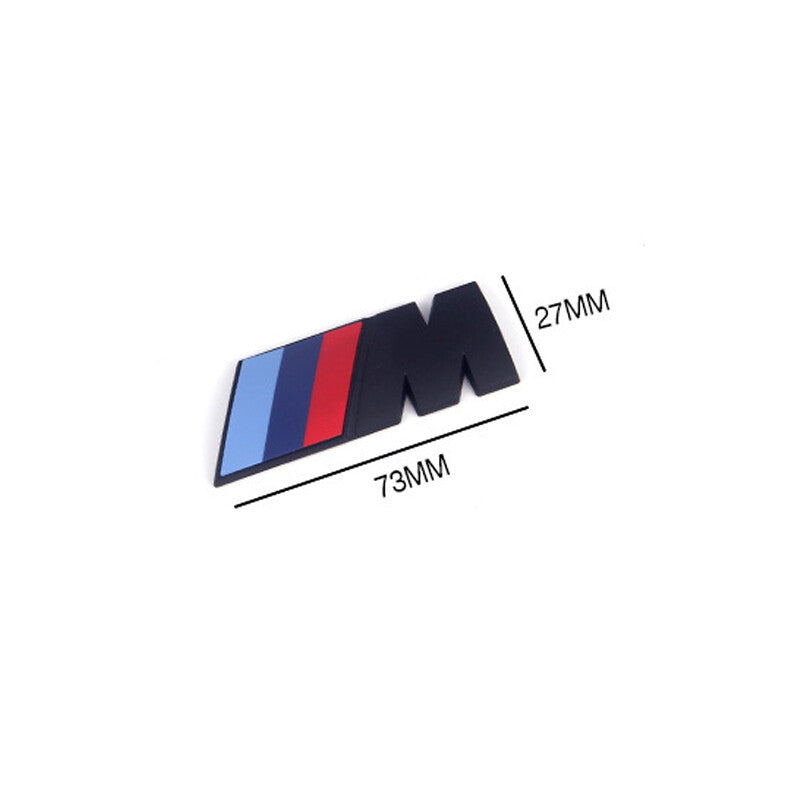 for BMW M Series X4M Trunk Emblem Size Middle Lettering Decal Badge Set Black