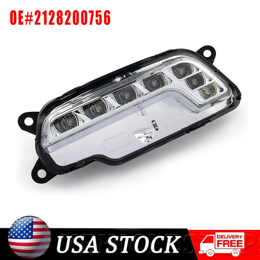 The left daytime running light is applicable to for Mercedes-Benz E350, E550 (2010-2016), and E63 AMG (2010-15).