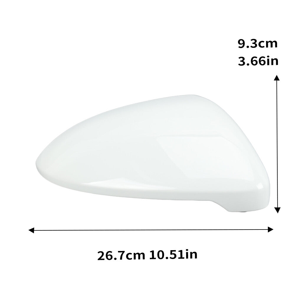 2¡Á F¨¹r for VW for Golf Mk7 Mk7.5 GTI 13-18 Au?enspiegel Spiegelkappen Geh?use Wei? L+R