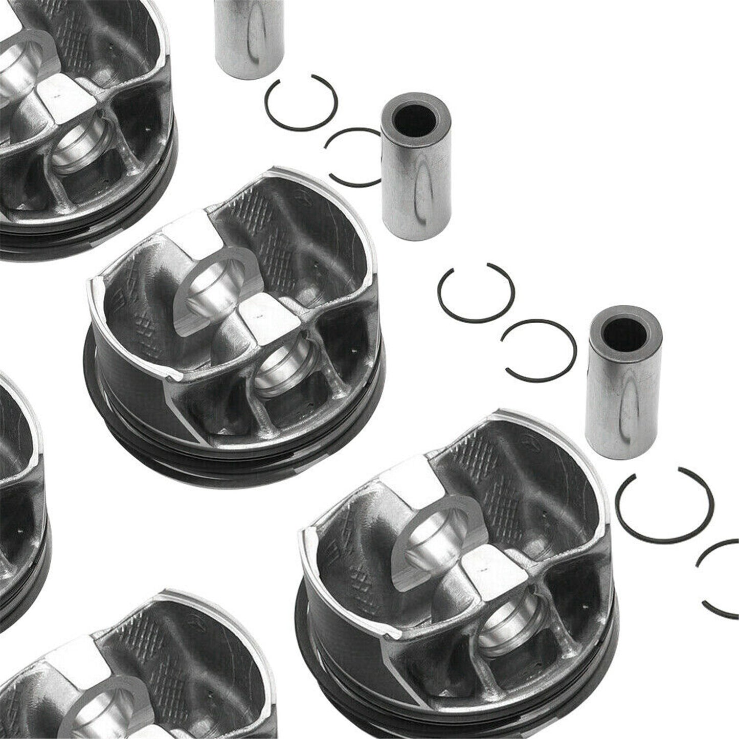 6PCS Engine Pistons Rings ¦µ88mm Fit for Mercedes-Benz W212 W205 X166 E400 M276 3.0T