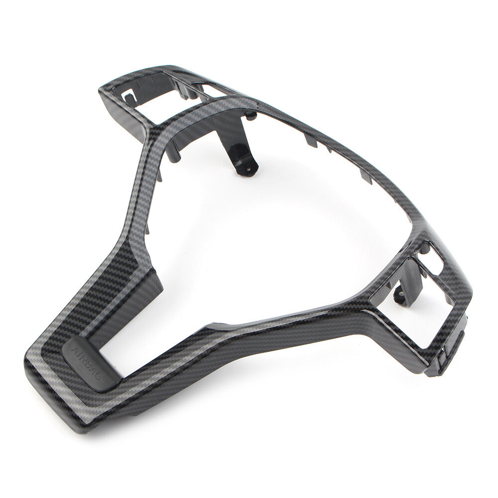 Carbon Fiber Steering Wheel Trim Fit for Mercedes Benz CLA/ SLK/ E/ C/GLA-CLASS C117