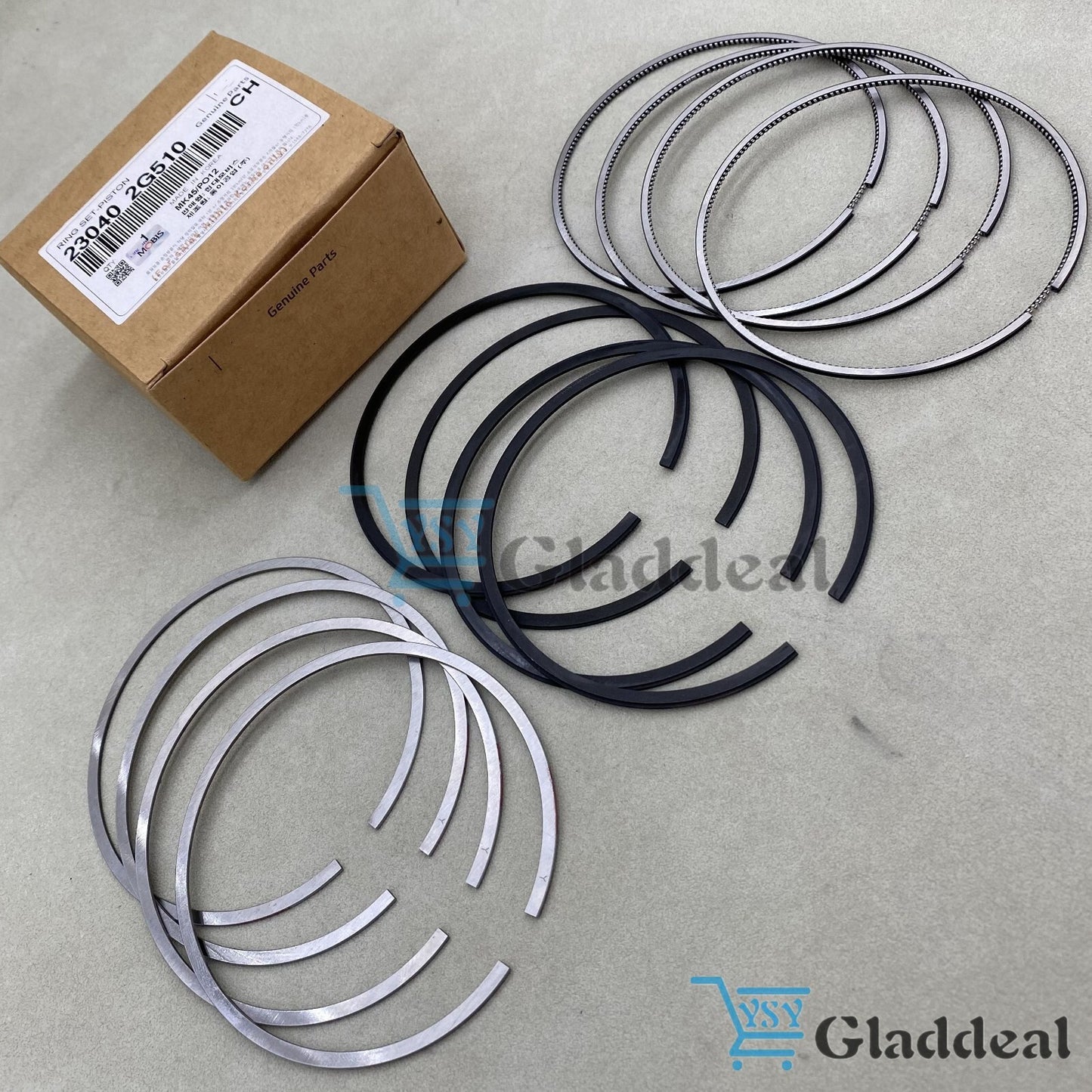 Equipment Manufacturer (OE) Piston Ring Kit for Hyundai for Kia 23040-2G510 - Standard Size