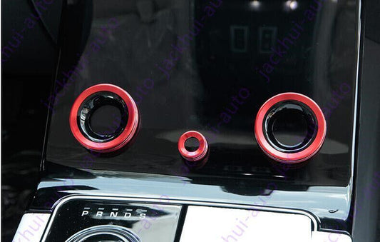 Red air conditioning button base trim for Land Rover for Range Rover Velar 2018-2021