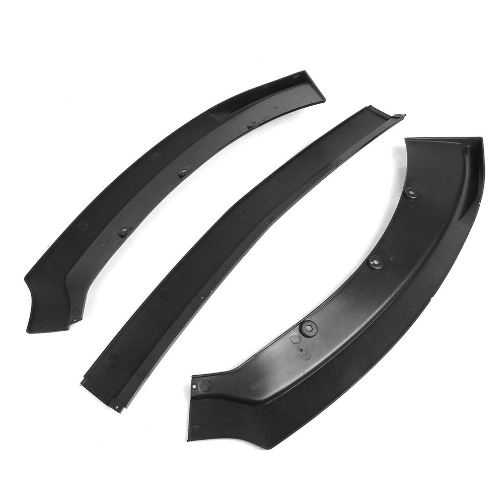 Front Bumper Lip Chin Spoiler Wing Body Kit Gloss Black for Ford for Mustang 15-17