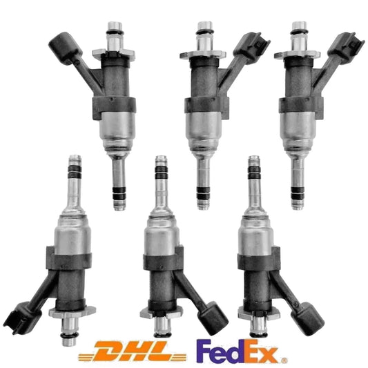 6pcs Fuel Injector FJ1217 12668390 For 2014-2018 for Chevrolet for GMC 1500 V6 4.3L 5.3L