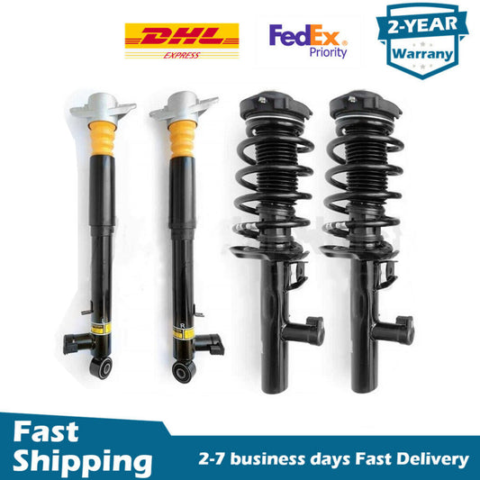 4PCS Front Rear Shock Struts Electric Fit for VW for Passat Vari CC for Golf VI EOS Sharan